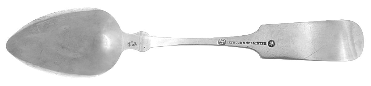 Coin Silver Flatware Teaspoon by Seymour & Hollister-3
