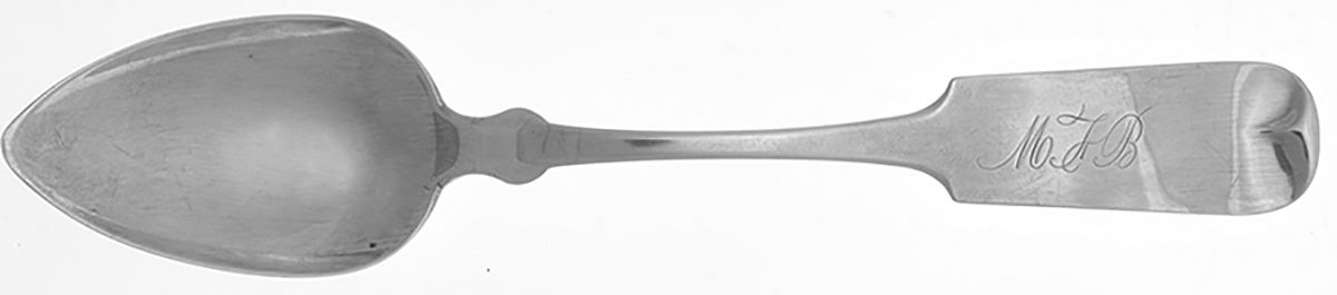 Coin Silver Flatware Teaspoon by Seymour & Hollister-1