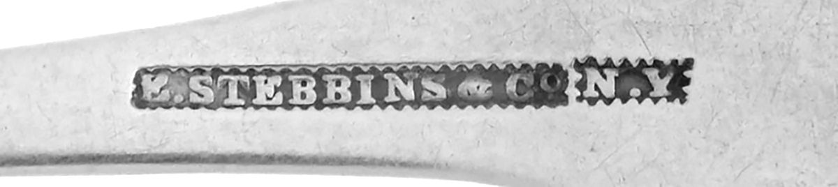 Coin Silver Flatware Teaspoon by Stebbins & Co.-3
