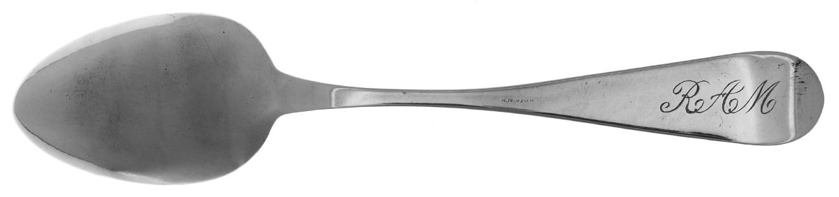 Coin Silver Flatware Tablespoon (Serving Spoon) by S. N. Story-2