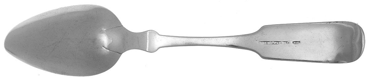 Coin Silver Flatware Dessert/Oval Soup Spoon by Seymour Hoyt-4