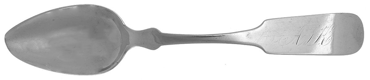 Coin Silver Flatware Dessert/Oval Soup Spoon by Seymour Hoyt-1