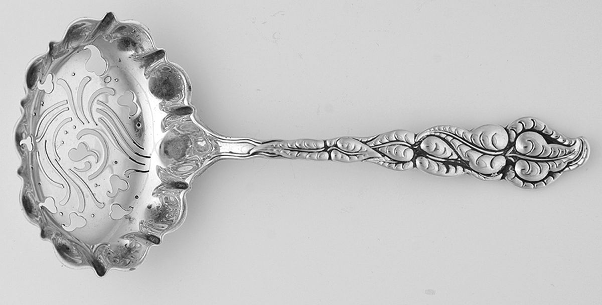 Tiffany & CO SILVER Atlantis-Ailanthus (Sterling, 1899) Large Sugar Sifter