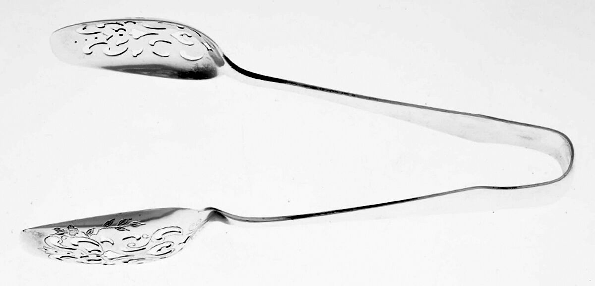 Tiffany & CO SILVER King William-Antique (Sterling, 1870) Large Ice Serving Tongs