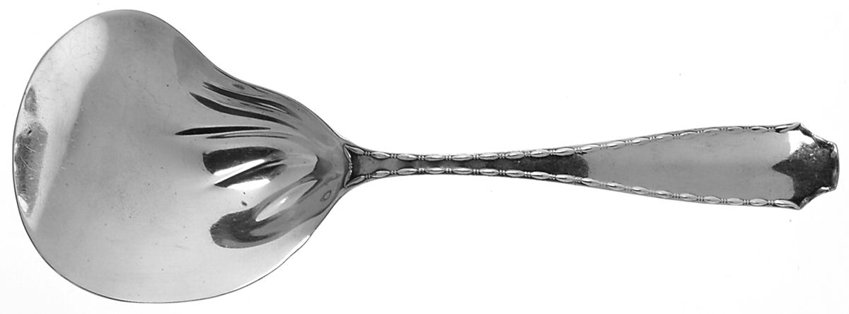 Tiffany & CO SILVER Marquise (Sterling,1902,No Monograms) Berry Casserole Spoon w/Kidney Bowl