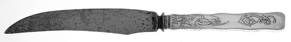 Lap-Over-Edge (Acid Etched) Individual Silverplate Blade Bird Knife by Tiffany & CO SILVER-2