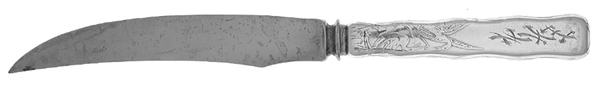 Lap-Over-Edge (Acid Etched) Individual Silverplate Blade Bird Knife by Tiffany & CO SILVER-2