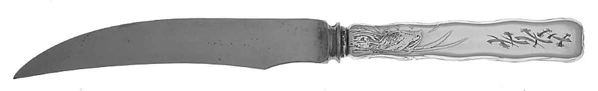 Lap-Over-Edge (Acid Etched) Individual Silverplate Blade Bird Knife by Tiffany & CO SILVER-2
