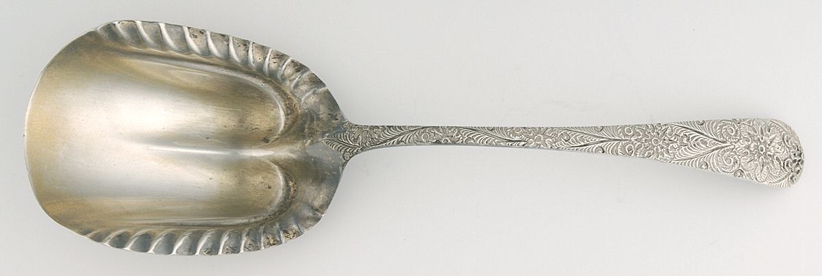 Tiffany & CO SILVER Custom Engraved (Sterling) Solid Berry Serving Scoop