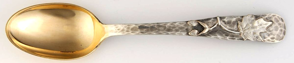 Tiffany & CO SILVER Lap-Over-Edge (Applied) Demitasse Spoon
