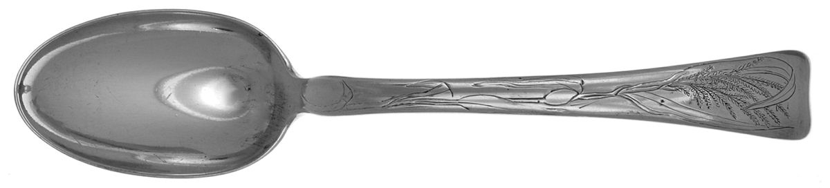 Tiffany & CO SILVER Lap-Over-Edge (Engraved) Tablespoon (Serving Spoon)