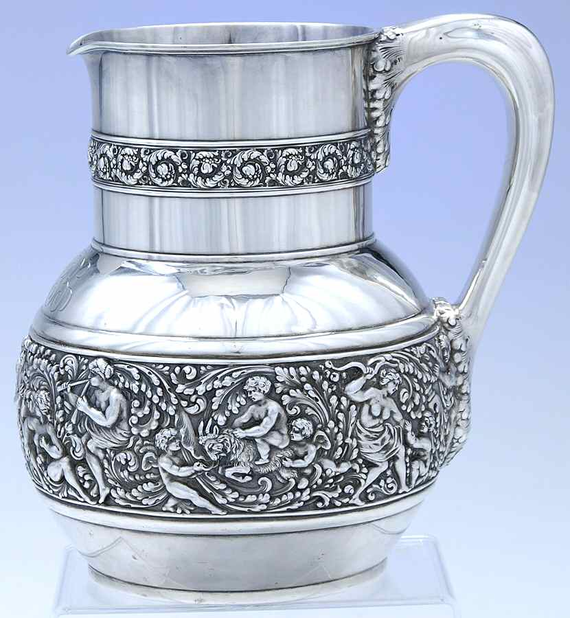 Olympian (Sterling, Hollowware) Sterling Water Pitcher by Tiffany & CO SILVER-1