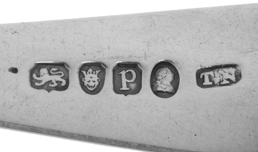 TNO1 (Sterling) Monogram Tablespoon (Serving Spoon) by Thomas Northcote-3
