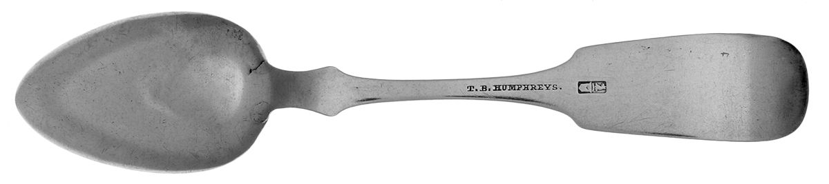 Coin Silver Flatware Five O'Clock Teaspoon by Thomas B Humphreys-2