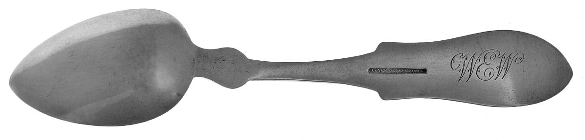 Coin Silver Flatware Dessert/Oval Soup Spoon by Thomas J. Shepard Sr-2