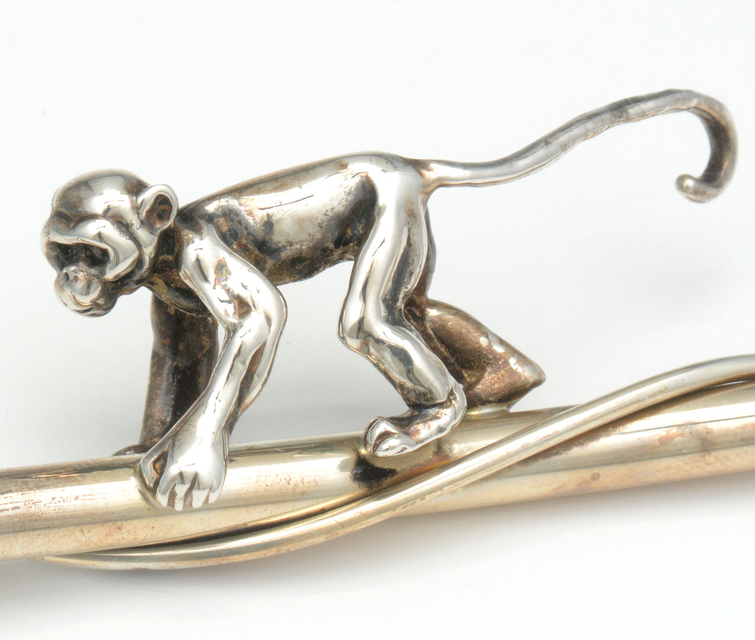 Monkey (Sterling) 8" Drinking Straw - Set of 4 by Tiffany & CO SILVER-4