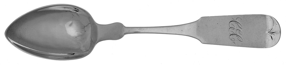 Coin Silver Flatware Teaspoon by T. J. Brown-1