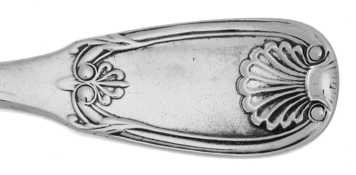 Silverplate Flatware Pierced Fried Oyster Server by Unknown Mfg Silver-5