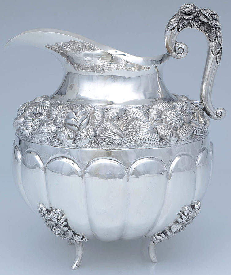 Aztec Rose (Sterling, Hollowware) 104 Oz Water Pitcher by Unknown Manufacturer-1