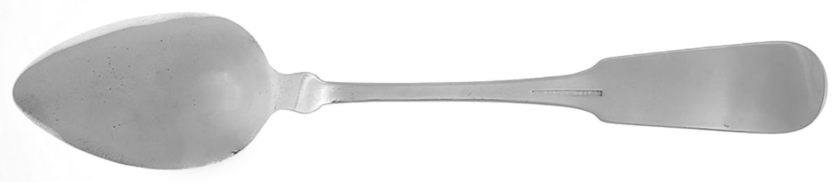 Coin Silver Flatware Tablespoon (Serving Spoon) by Curtiss and Stiles-2