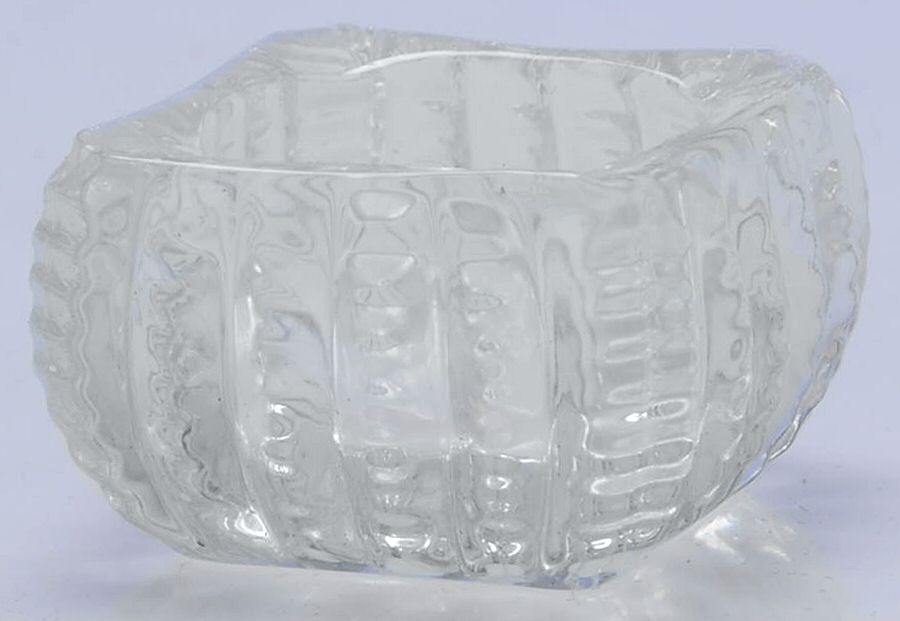 Westmorland Silver John & Priscilla (Sterling, 1940,No Monos) Crystal Salt Dip