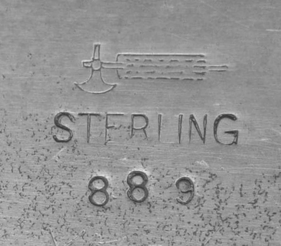 801 (Sterling, Hollowware) Letter Holder by Wm B Kerr-6
