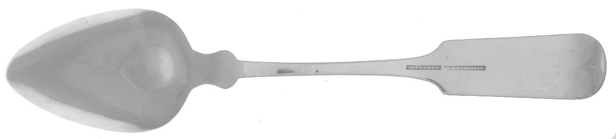 Coin Silver Flatware Tablespoon (Serving Spoon) by Walter M Pitkin-2