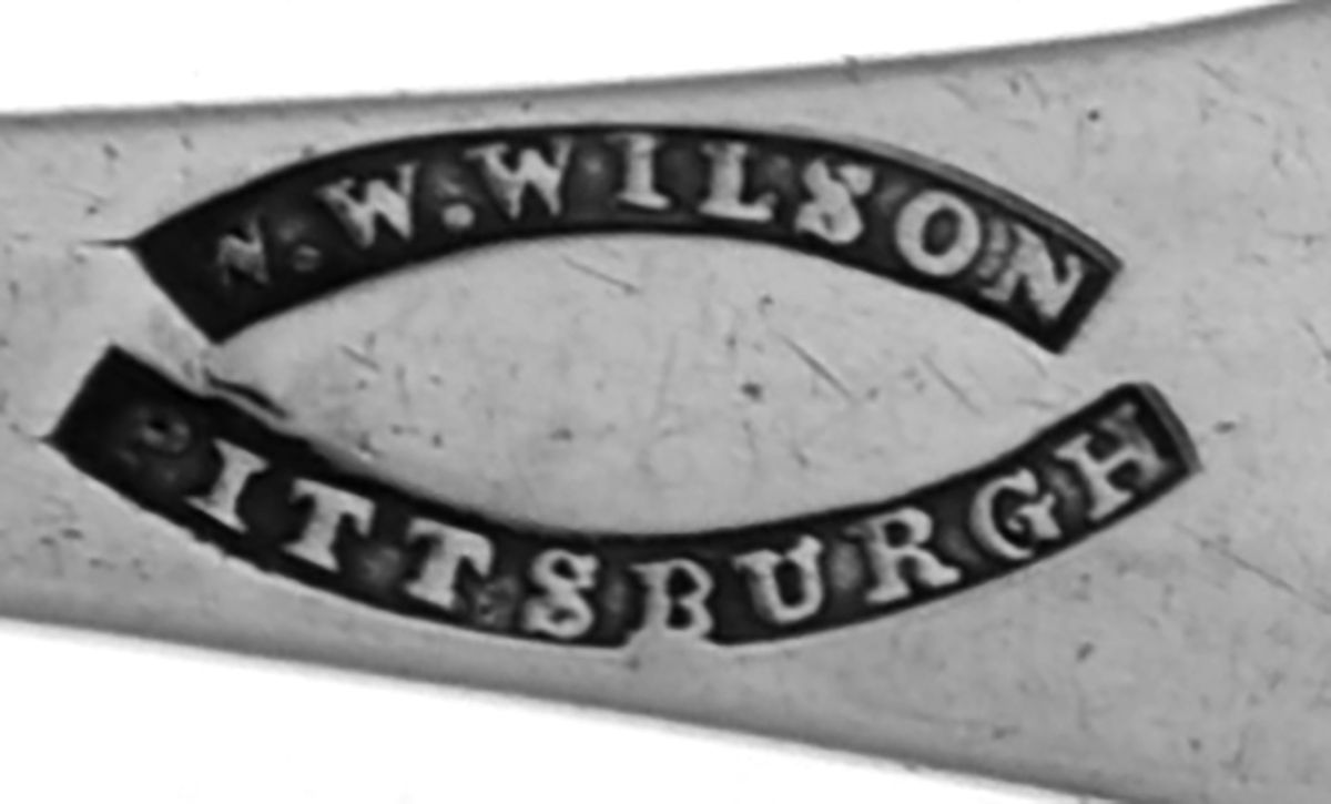 Coin Silver Flatware Tablespoon (Serving Spoon) by W.W. Wilson-3