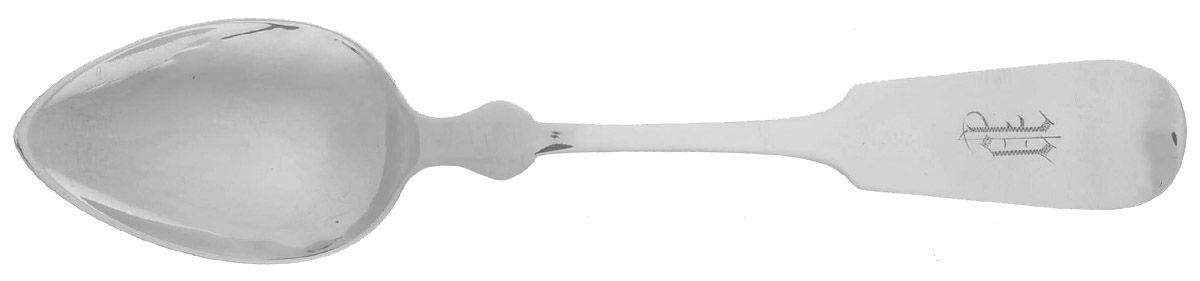 Coin Silver Flatware Five O'Clock Teaspoon by William W Willard-1