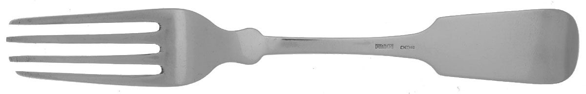 Coin Silver Flatware Fork by John L Westervelt-2