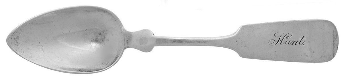 Coin Silver Flatware Teaspoon by Wood & Hughes-1