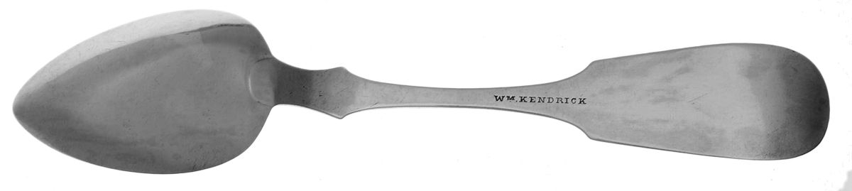 Coin Silver Flatware Teaspoon by William Kendrick-2