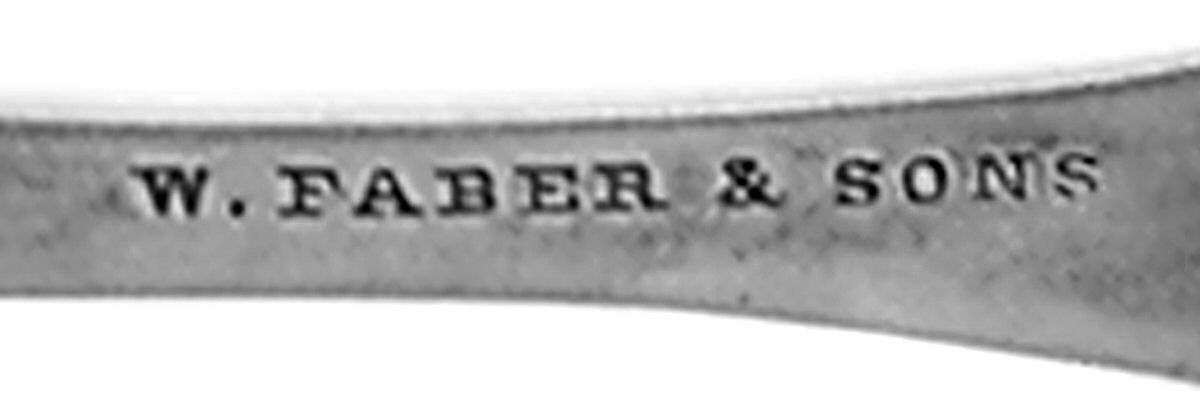 Coin Silver Flatware Teaspoon by William Faber-3
