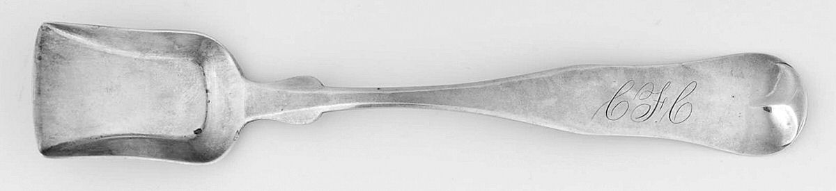 Coin Silver Flatware Sugar Shovel by Wells & Day-1