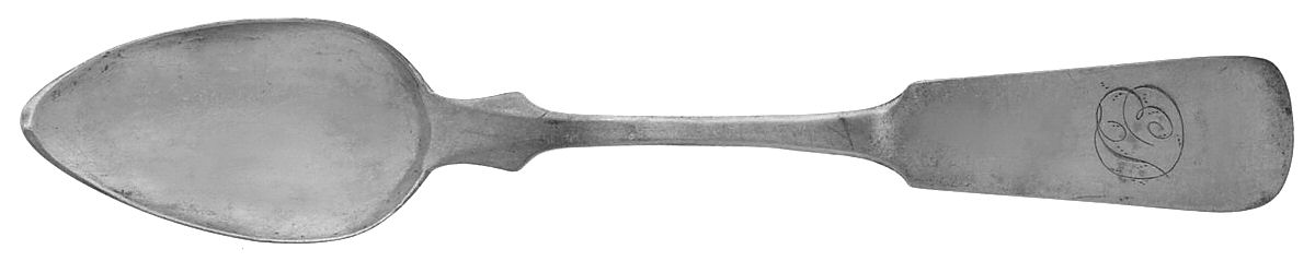 Coin Silver Flatware Teaspoon by W.W. Wilson-1