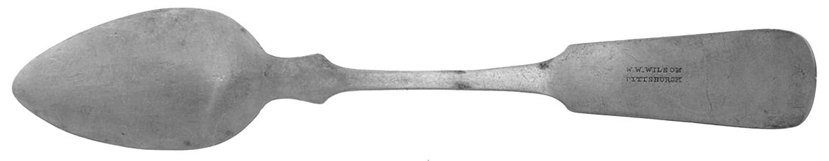 Coin Silver Flatware Teaspoon by W.W. Wilson-5