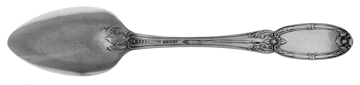 WGO7 (COIN) Dessert/Oval Soup Spoon by William Gale & Son-2