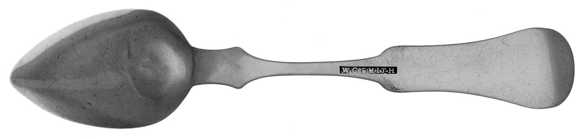 Coin Silver Flatware Teaspoon by W. C. Smith-2