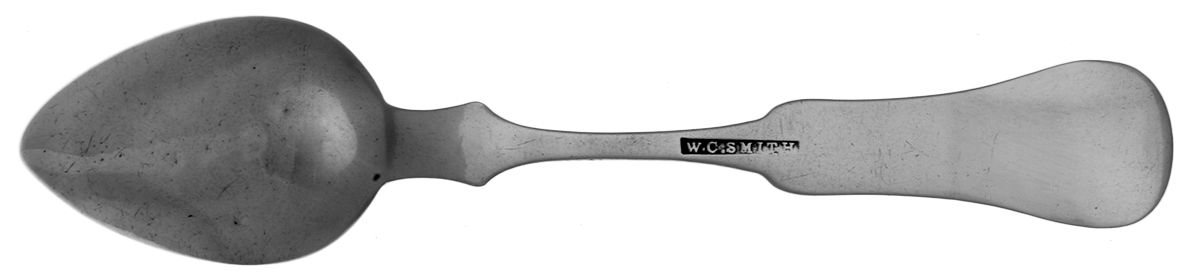 Coin Silver Flatware Teaspoon by W. C. Smith-2