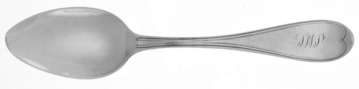Coin Silver Flatware Teaspoon by Wood & Hughes-1