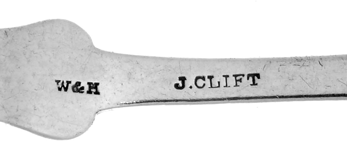 Coin Silver Flatware Teaspoon by Wood & Hughes-3
