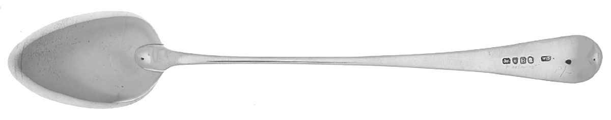 W9U2 (Sterling) Large Solid Dressing Spoon by William Sumner-3