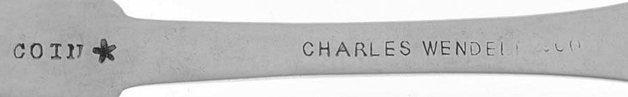 Coin Silver Flatware Teaspoon by Charles Wendell and Co-3