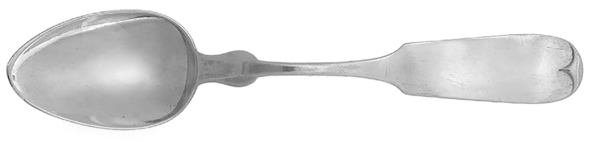Coin Silver Flatware Dessert/Oval Soup Spoon by Ernest Wiggers-1