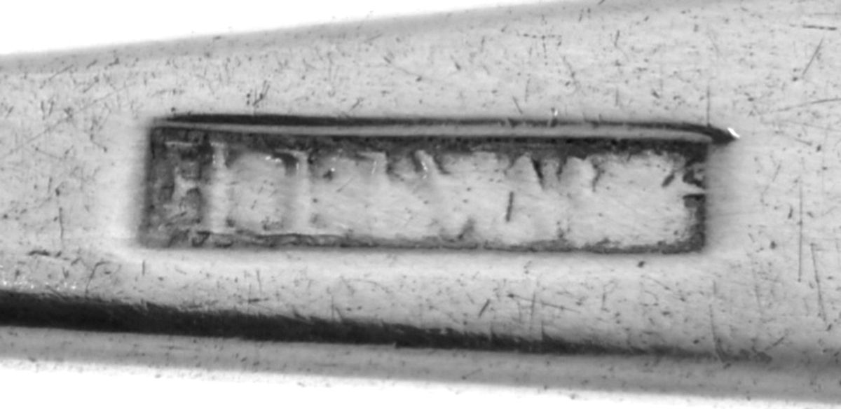 Coin Silver Flatware Tablespoon (Serving Spoon) by John Waite-3