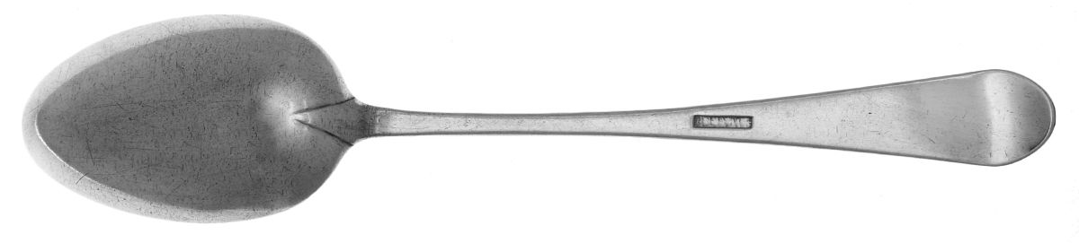 Coin Silver Flatware Tablespoon (Serving Spoon) by John Waite-2