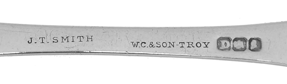 Coin Silver Flatware Tablespoon (Serving Spoon) by Wm. Canfield & Son-3