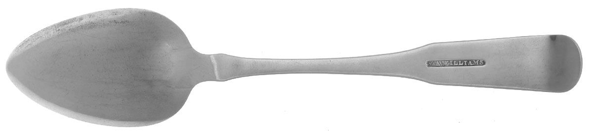 Coin Silver Flatware Dessert/Oval Soup Spoon by William A Williams-2