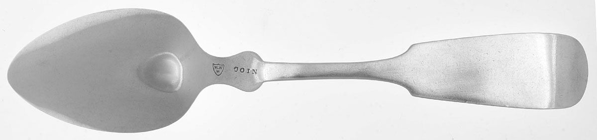 Coin Silver Flatware Teaspoon by William W Willard-2