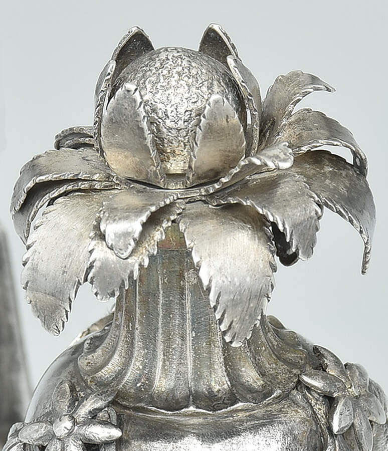 B9LB9L1 (Sterling, Hollowware) 4 Pc Candelabra Set (SCABL3 & 3 CNS7) by Johann Gottlieb Biller-3